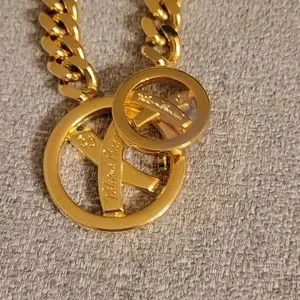Paloma Picasso Gold Chain Belt Signature X’s Size Large Vintage Paloma Picasso XO Charm Chain Belt – Recess main image 4